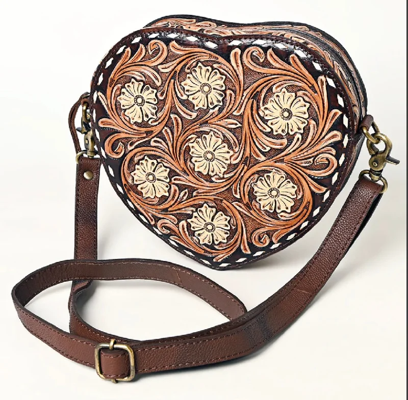 American Darling Tooled Heart Handbag