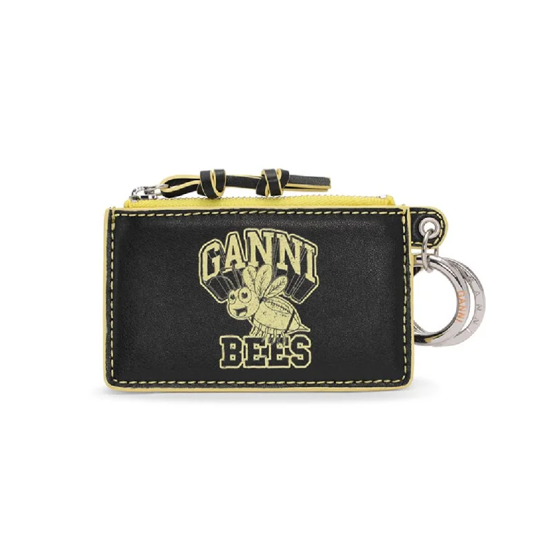 Banner Zipped Coin Pouch Print (Blazing Yellow)