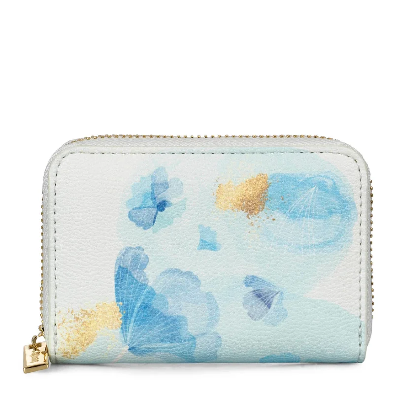 Nora RFID Floral Small Zip-Around Wallet