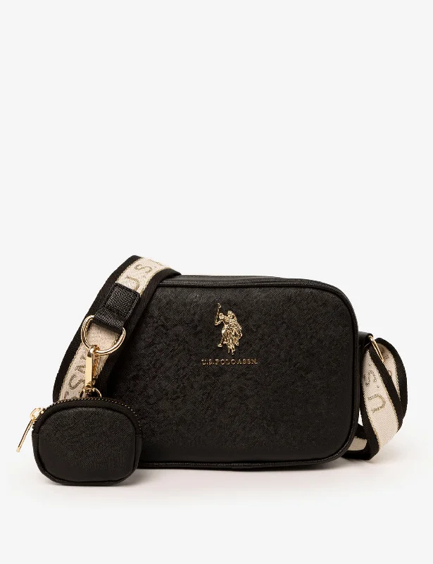 CLASSIC ZIP CROSSBODY BAG WITH POUCH