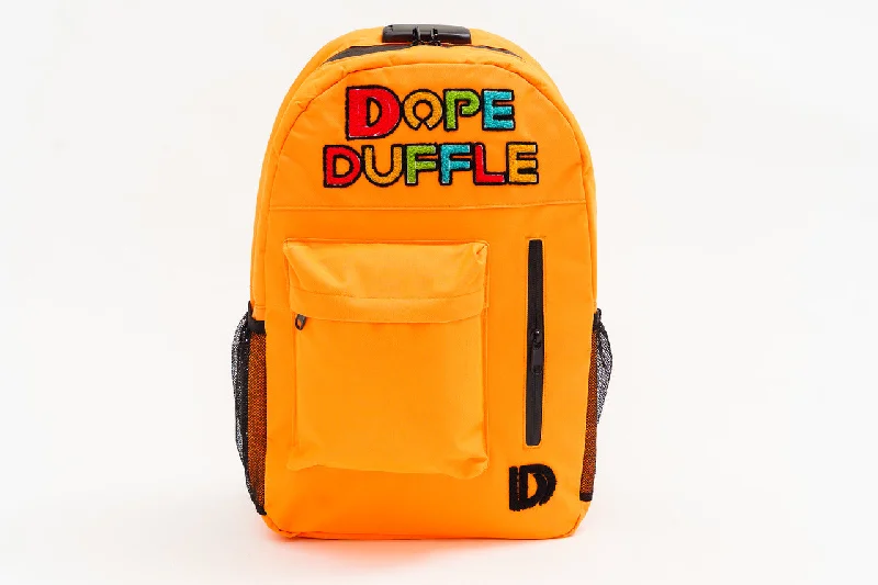 Dope Duffle Smell Proof Chenille Patch logo Backpack