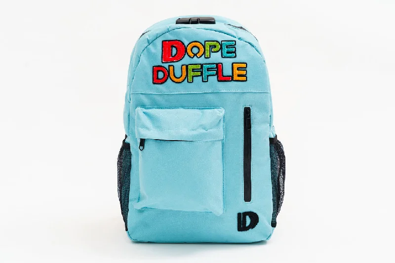 Dope Duffle Smell Proof Chenille Patch Logo Backpack