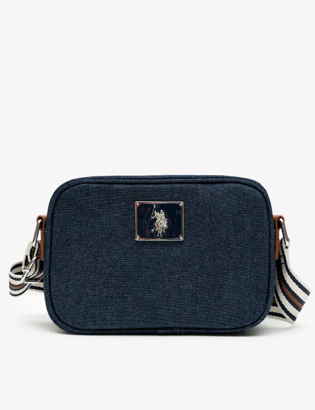 DENIM CROSSBODY BAG