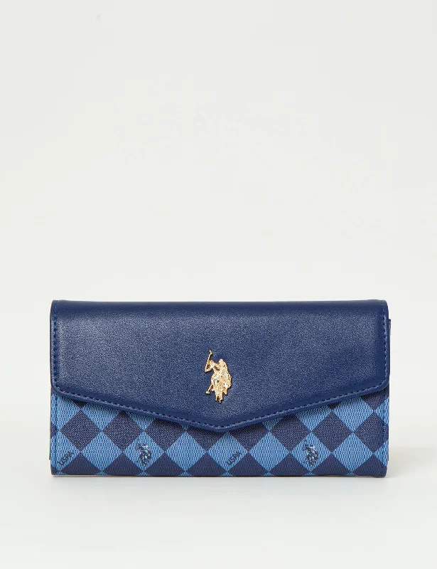 DIAMOND LARGE FLAP WALLET