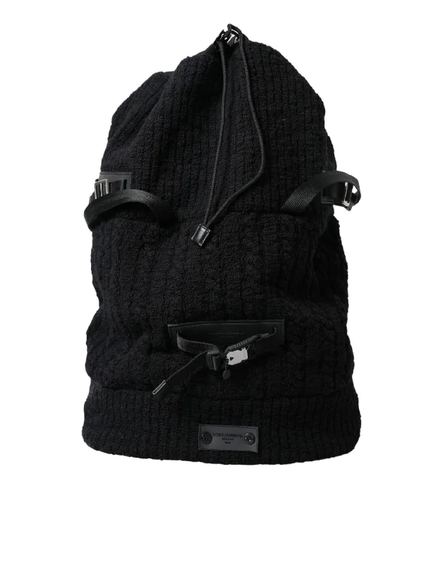 Dolce & Gabbana   Wool Zaino Tricot Backpack Men Men's Bag