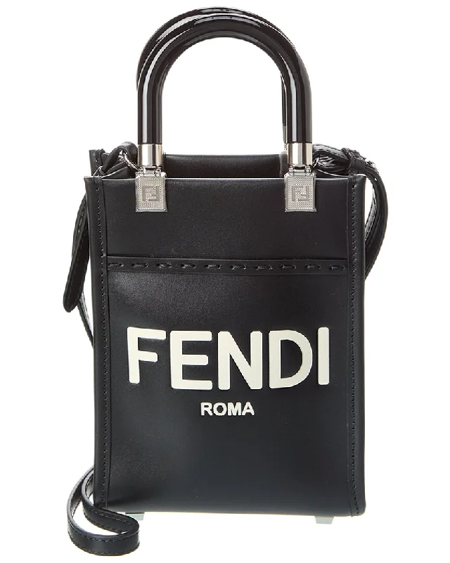 FENDI Sunshine Mini Leather Tote