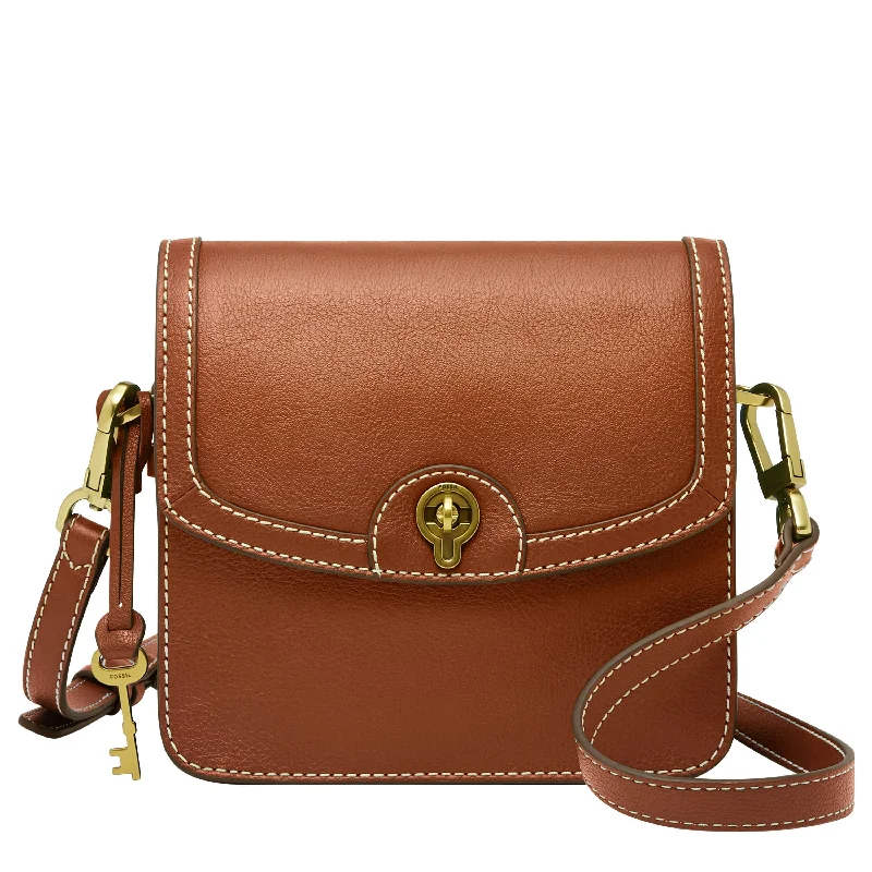 Fossil Women's Ainsley Eco Leather Small Flap Crossbody