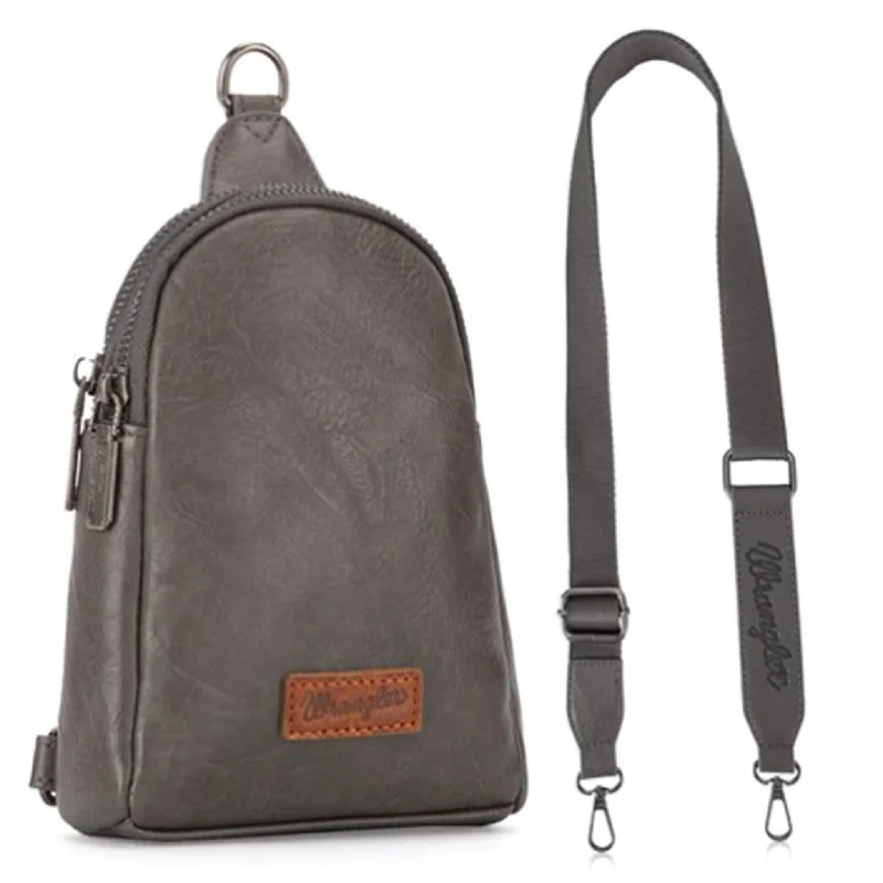 Wrangler Grey Crossbody Sling Bag