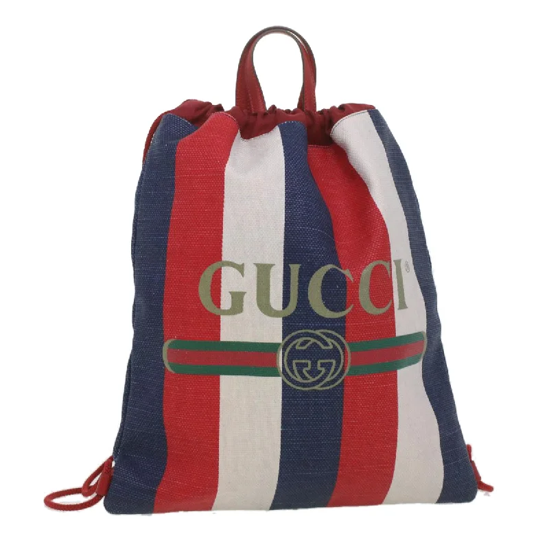 Gucci Ophidia  Canvas Backpack Bag (Pre-Owned)