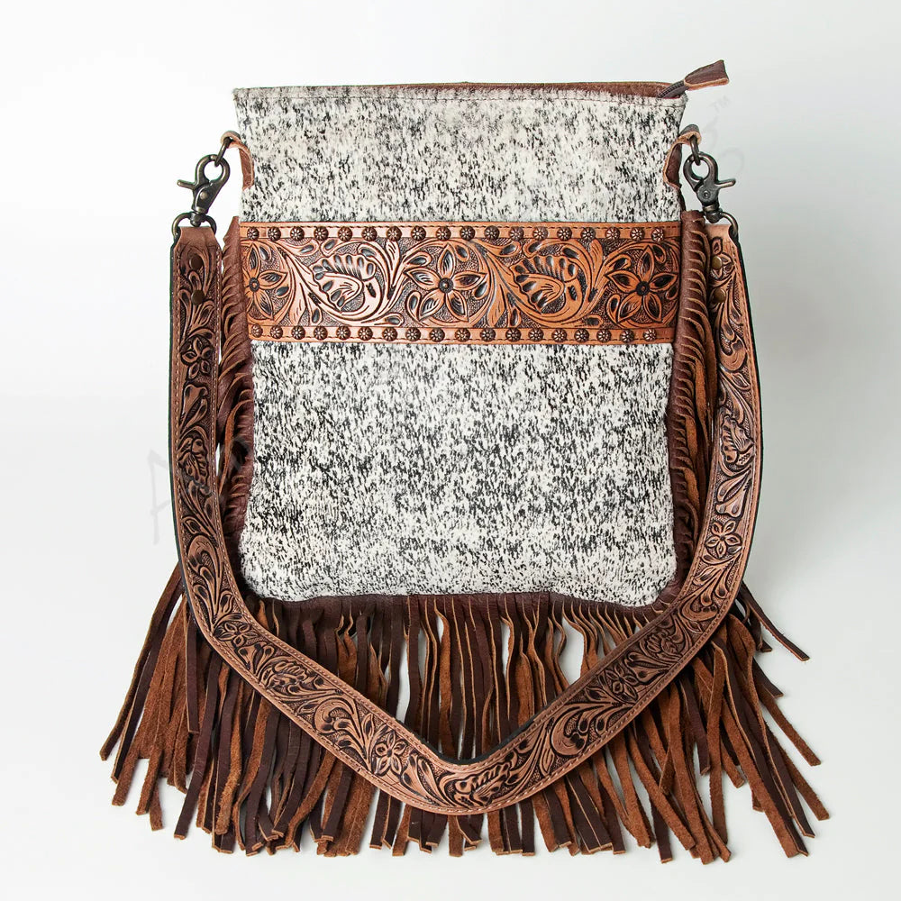 American Darling Hide Tooled Purse