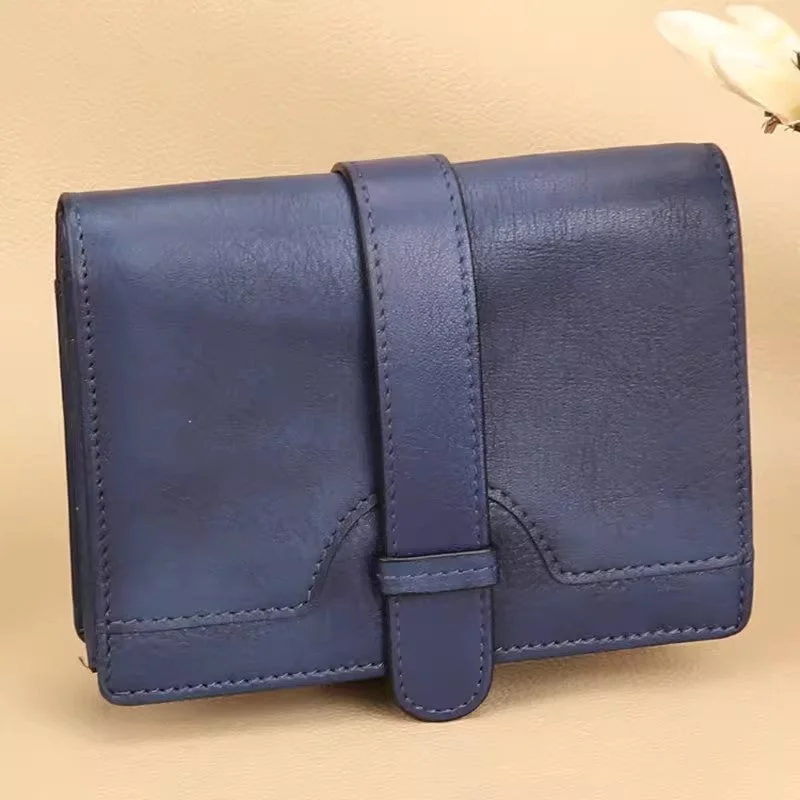 Ladies Small Wallet With Card Holder Genuine Leather Wallet