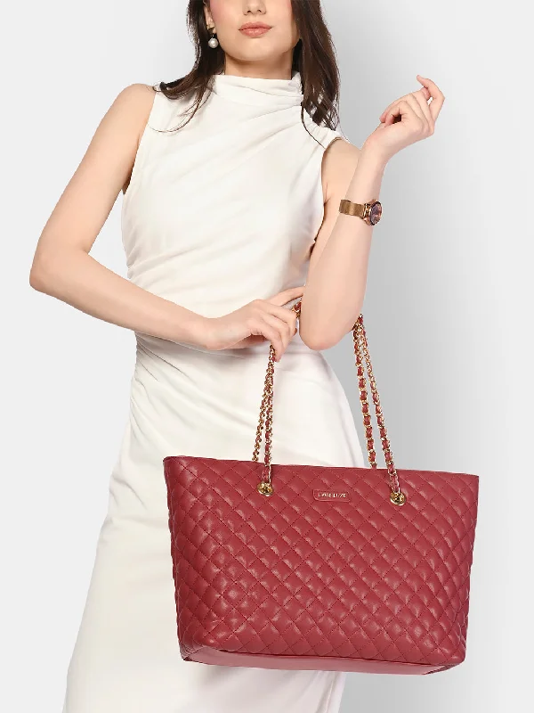 Lavie Luxe Query Wine Large Women's Tote