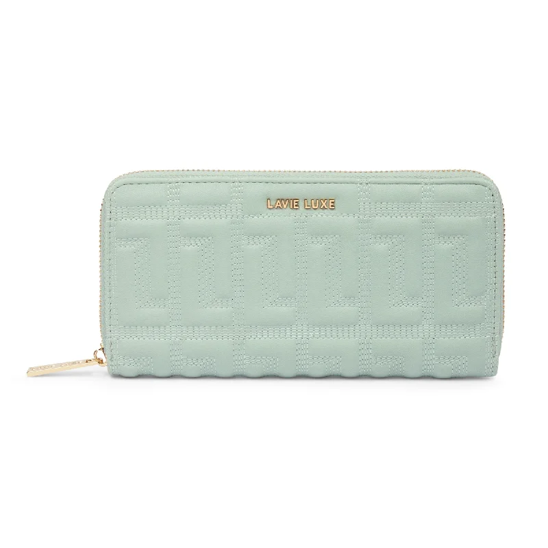 Lavie Luxe Quina Mint Large Women's Wallet