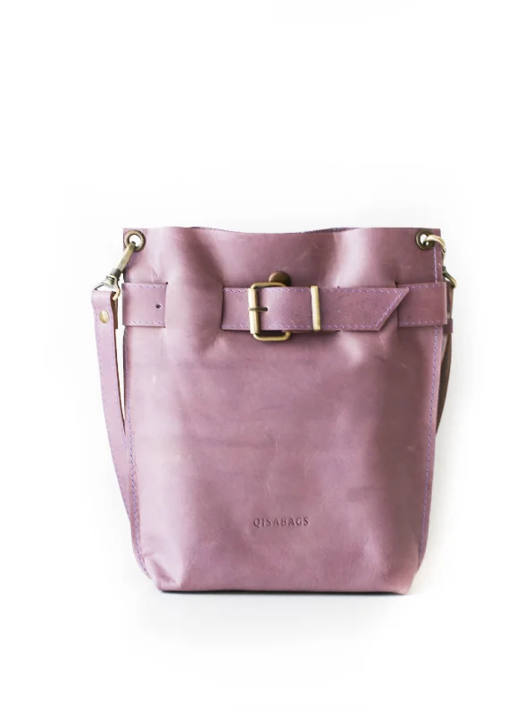 Lilac Leather Bag