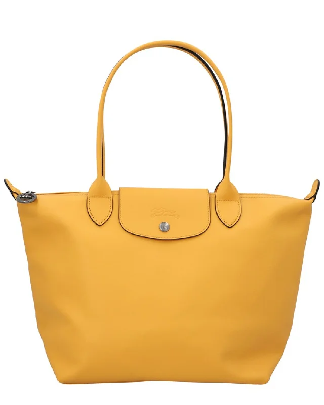 Longchamp Le Pliage Original Medium Canvas & Leather Tote