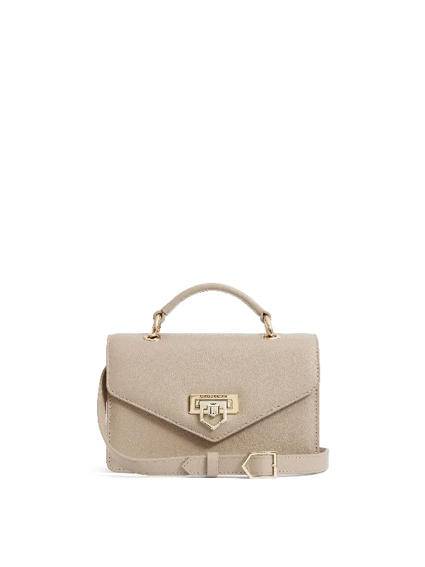 Loxley Mini Cross Body Bag - Stone Leather