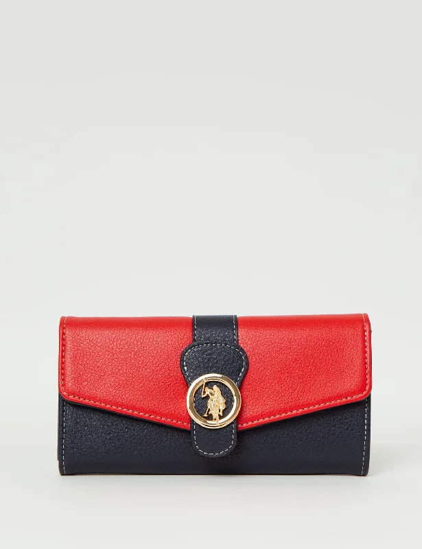 MEDALLION LARGE FLAP WALLET