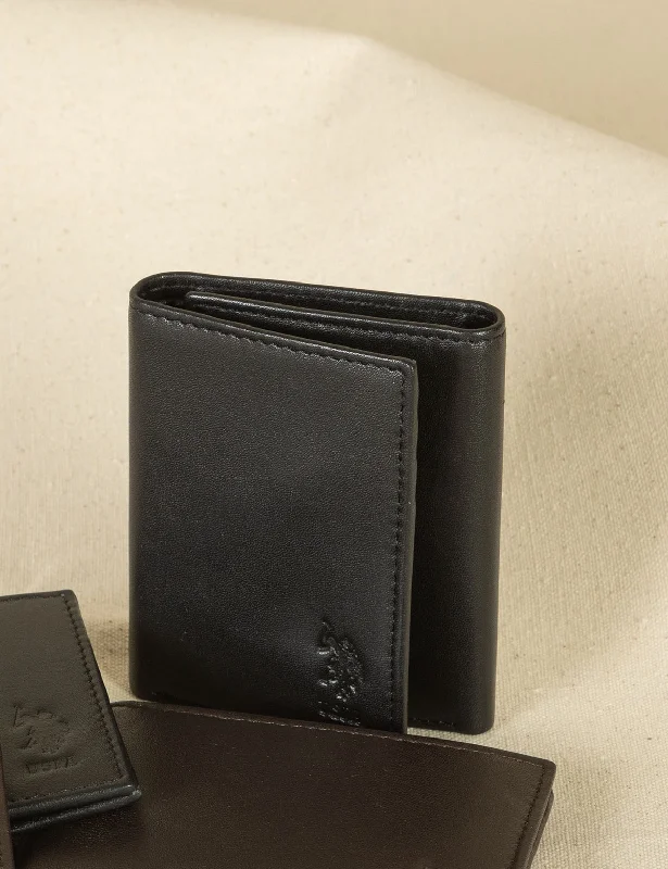 MENS LEATHER TRIFOLD WALLET