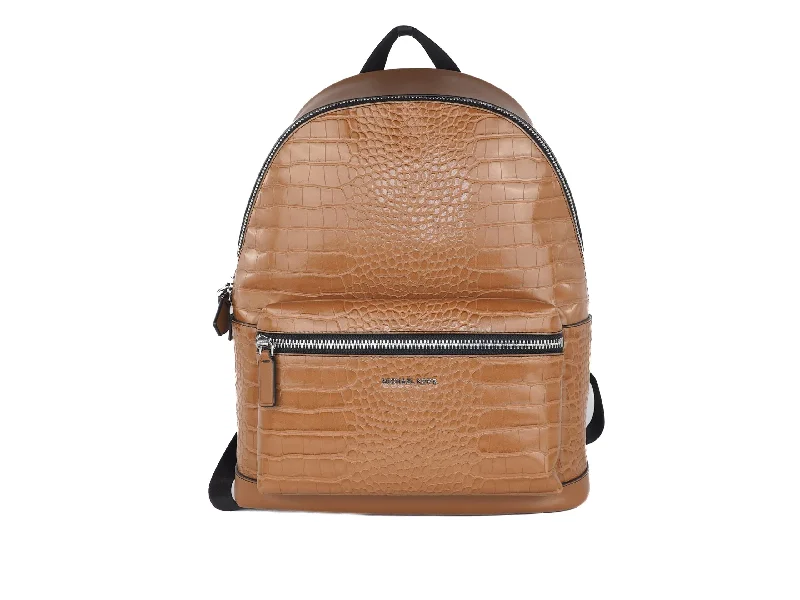 Michael Kors Cooper Men's Croc Embossed Leather Backpack