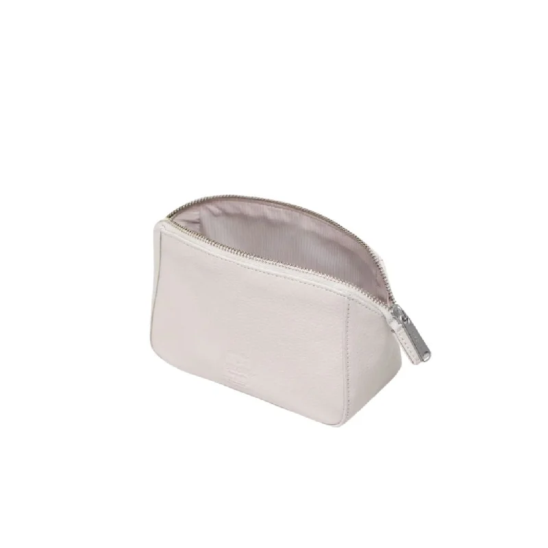 Milan Small Toiletry Bag (Moonbeam Vegan Leather)