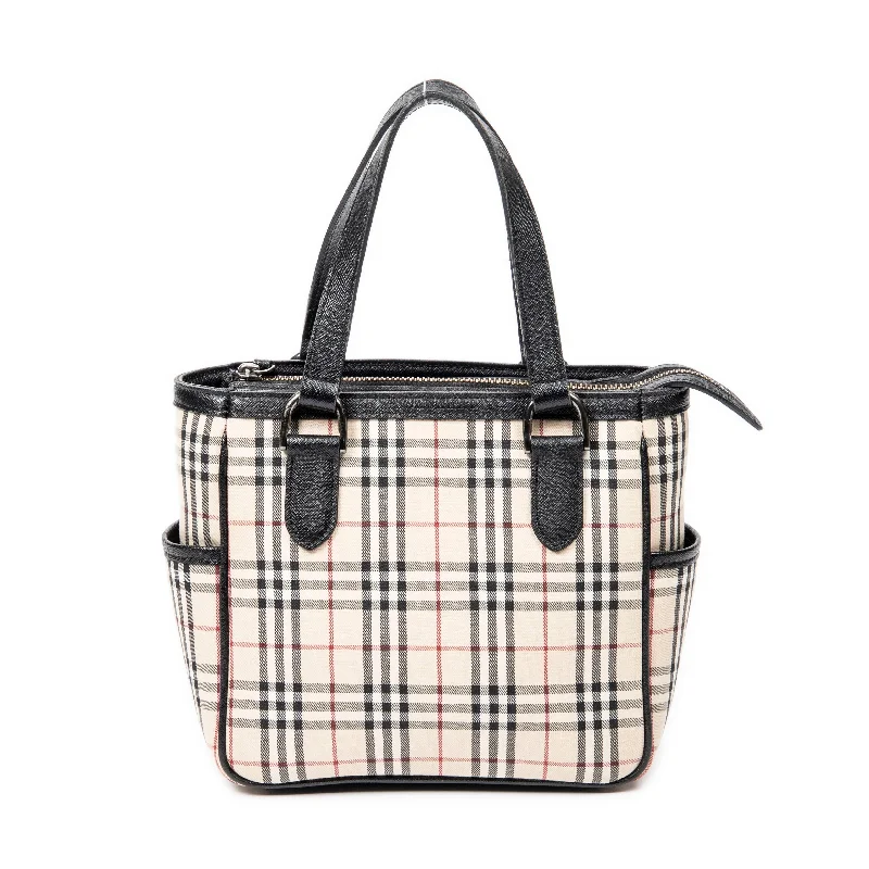 Side Pocket Zip Tote