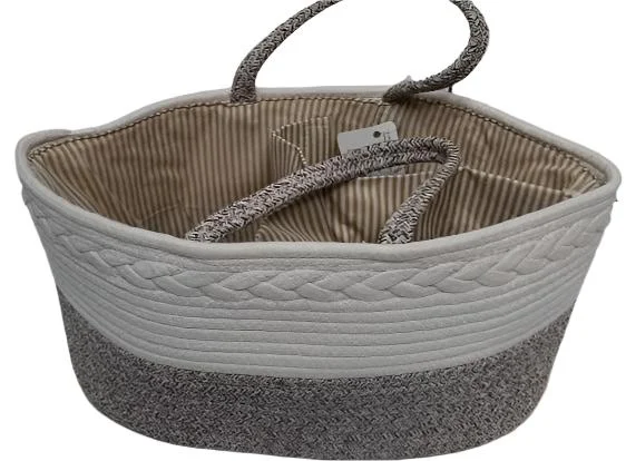 Multi-Functional Cotton Rope-Basket Caddy Organizer-g150667