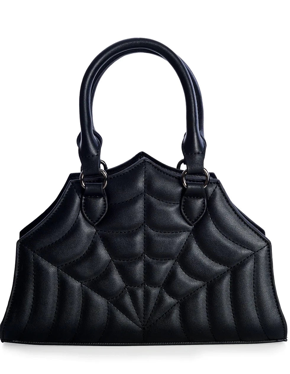 Spiderweb Sirin Top Handle Handbag in Black