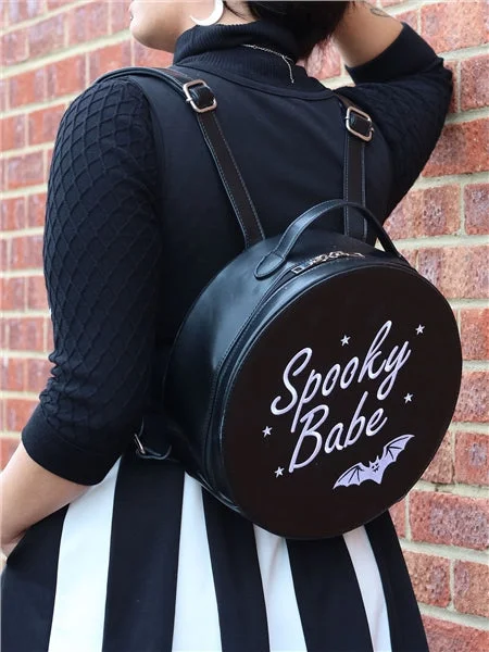 Spooky Babe Backpack in Black