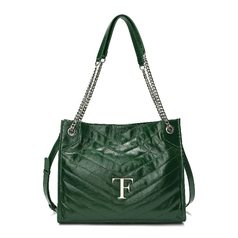 Tiffany & Fred Oil-Waxed Leather Tote Bag