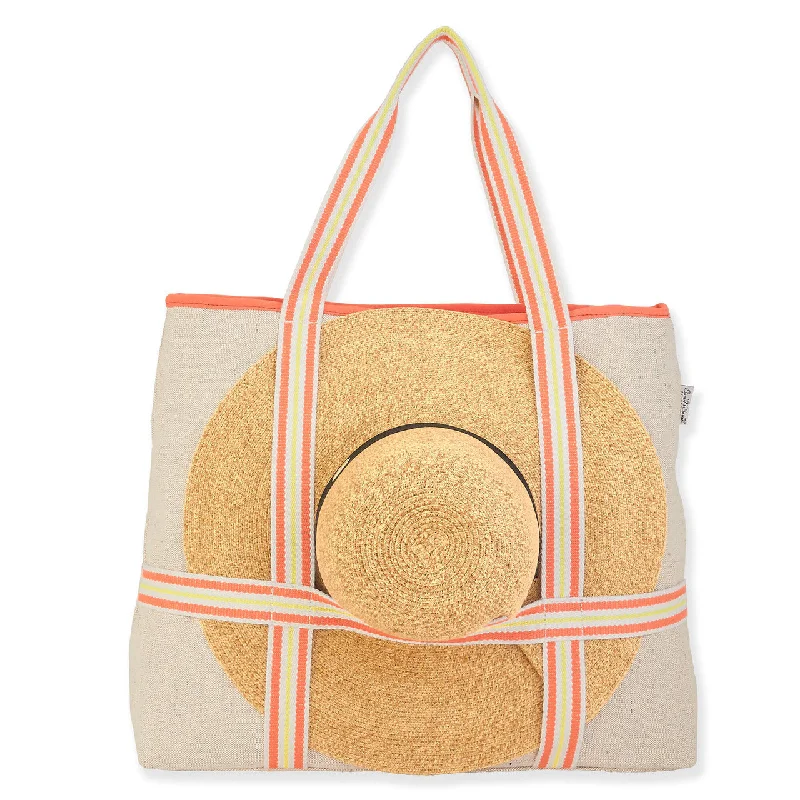 Tote - Orange-Shoulder/Hat-Women's-Sns6590A