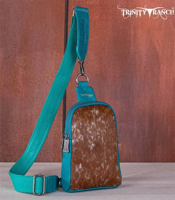 Trinity Ranch Cowhide Sling Bag