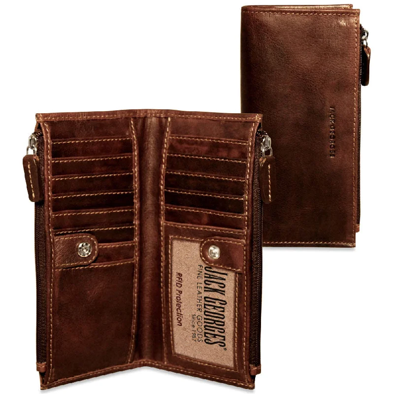 Voyager Slim Zippered Wallet #7717