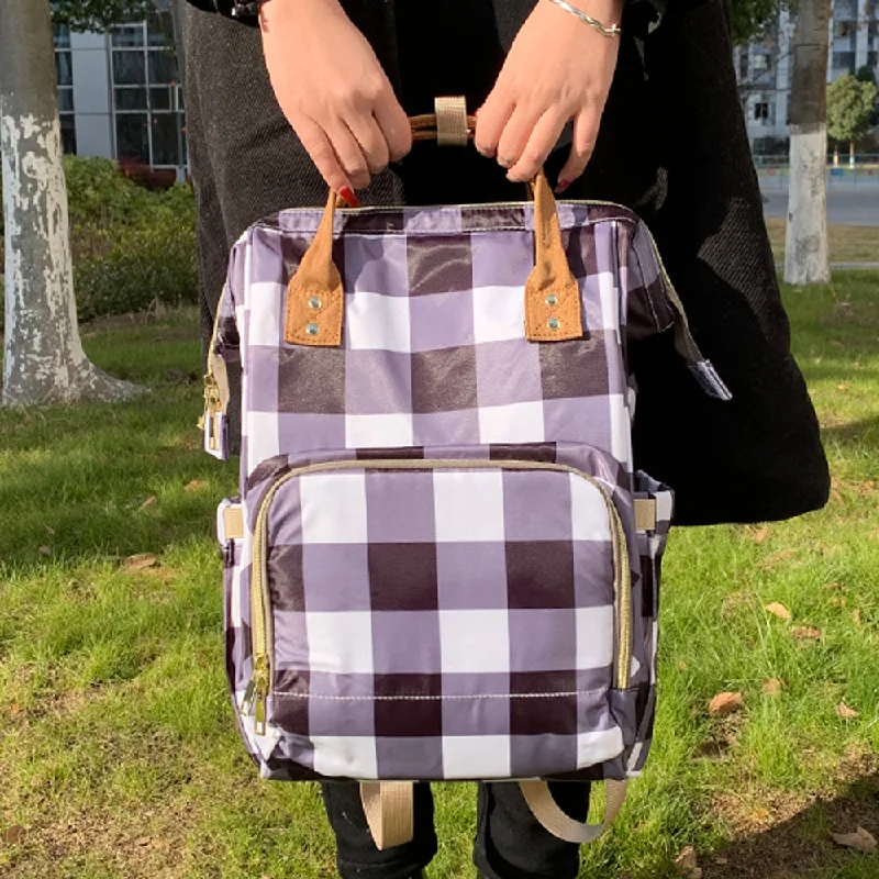 Black and white  buffalo plaid