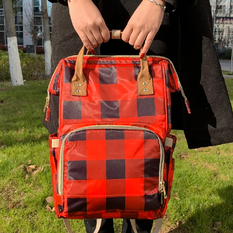 Red buffalo plaid