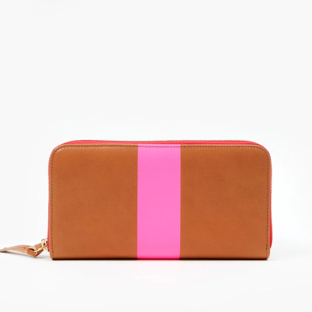 Zip Wallet (Rustic Single Stripe Natural)